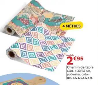 Chemin de table