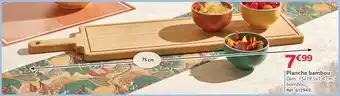 Planche bambou