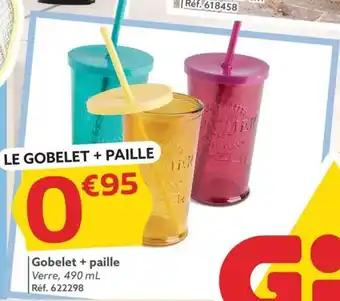 Gobelet + paille