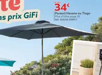 Parasol Havane ou Tiago