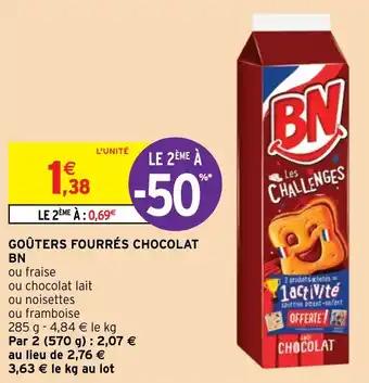 Promotion Exclusives de Goûters fourrés chocolat : Découvrez l'Offre incontournable