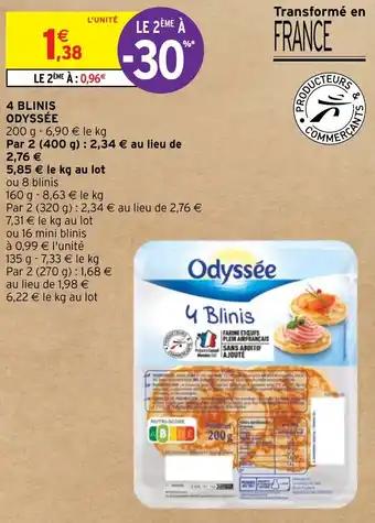 4 BLINIS ODYSSÉE