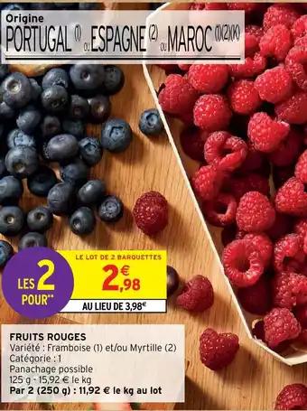 FRUITS ROUGES