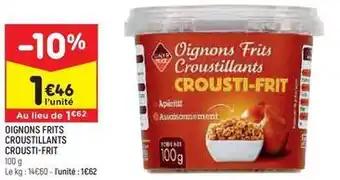 Leader price - oignons frits croustillants crousti-frit