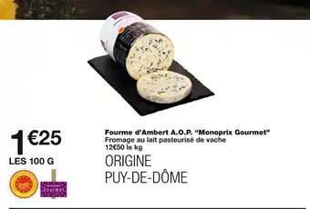 Monoprix Gourmet Fourme d’Ambert A.O.P