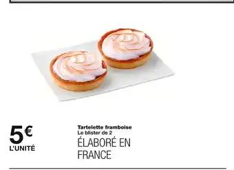 Tartelette framboise