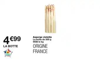 Asperge violette