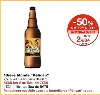 Pélican Bière blonde