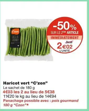 C'zon Haricot vert