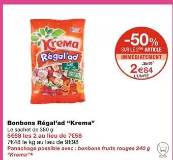 Krema Bonbons Régal’ad
