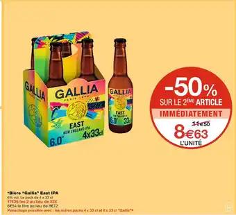 Gallia Bière East IPA