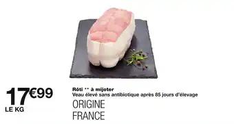 Rôti à mijoter