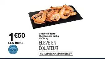 Crevette cuite