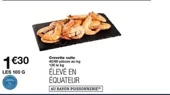 Crevette cuite