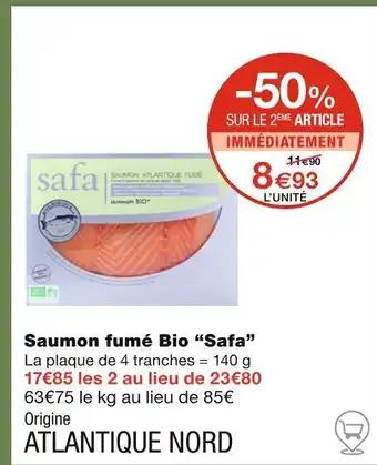 Safa Saumon fumé Bio