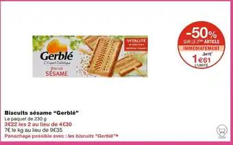 Gerblé Biscuits sésame