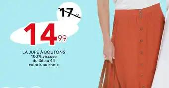 LA JUPE À BOUTONS