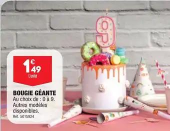 BOUGIE GÉANTE