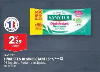LINGETTES DÉSINFECTANTES