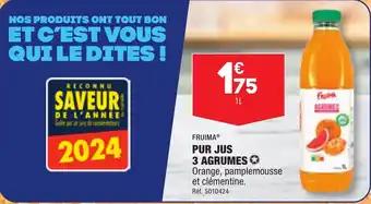 PUR JUS 3 AGRUMES