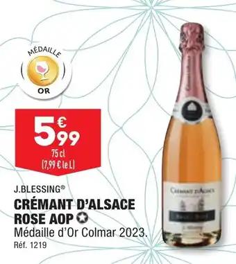 CRÉMANT D'ALSACE ROSE AOP✪