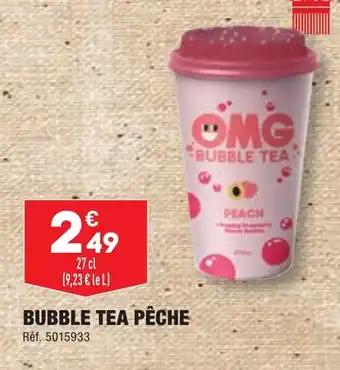 BUBBLE TEA PÊCHE