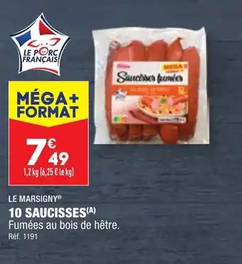 10 SAUCISSES(A)