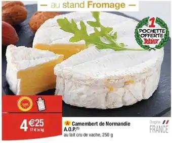 Camembert de Normandie A.O.P.(¹)