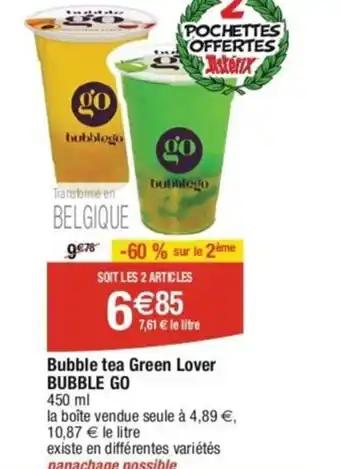 Bubble tea Green Lover BUBBLE GO