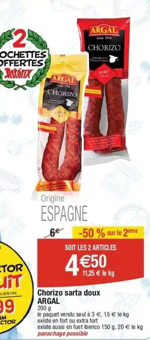 Chorizo sarta doux ARGAL