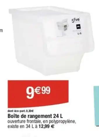 Boîte de rangement 24 L