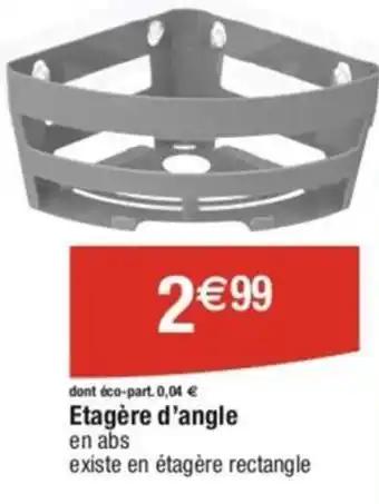 Etagère d'angle