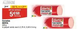 Cervelas HERTA