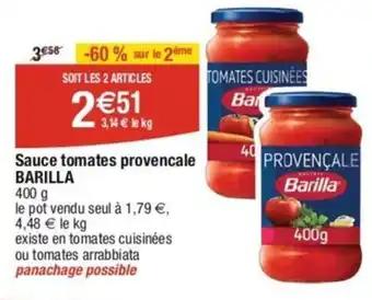 Sauce tomates provencale BARILLA 400 g