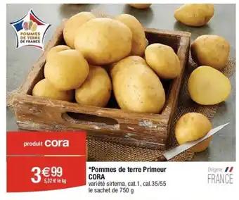 *Pommes de terre Primeur CORA