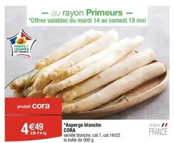 *Asperge blanche CORA