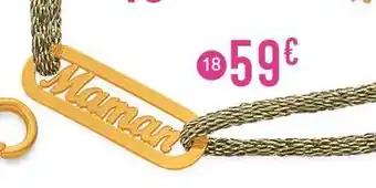 bracelet cordon, or jaune 0,57 g