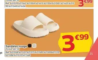 Sandales nuage Taille 38/39