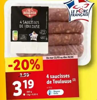 4 saucisses de Toulouse (2)