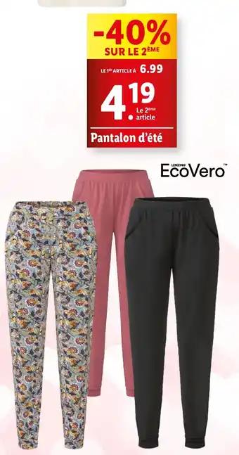 Pantalon d'été