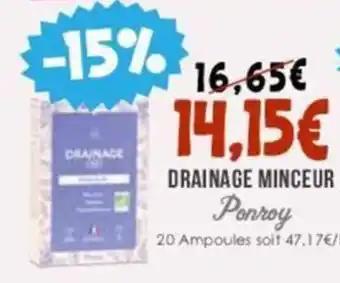 DRAINAGE MINCEUR