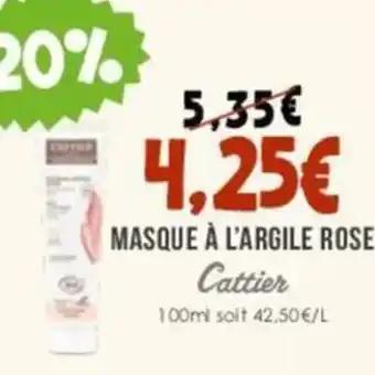 MASQUE À L'ARGILE ROSE