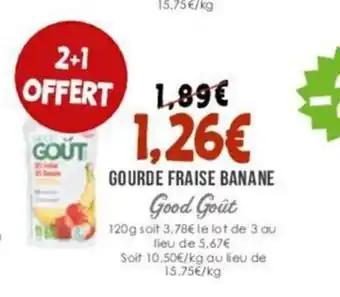 GOURDE FRAISE BANANE