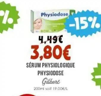 SÉRUM PHYSIOLOGIQUE