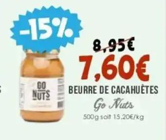 BEURRE DE CACAHUÈTES Go Nuts