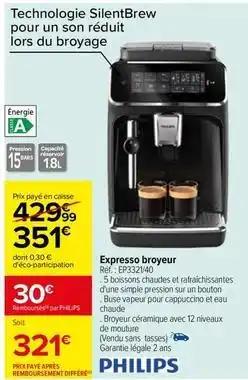 Philips - expresso broyeur