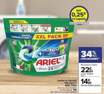 Ariel - lessive en capsules xxl pack