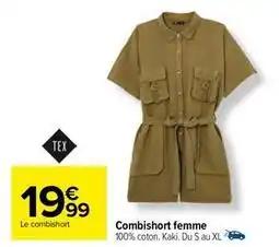 Tex - combishort femme