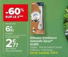 Glade - diffuseur d'ambiance automatic spray