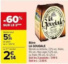 La goudale - bière